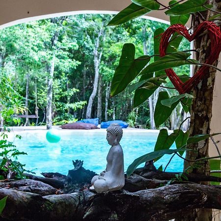 La Posada Del Agua Y Fuego Chemuyil Bagian luar foto