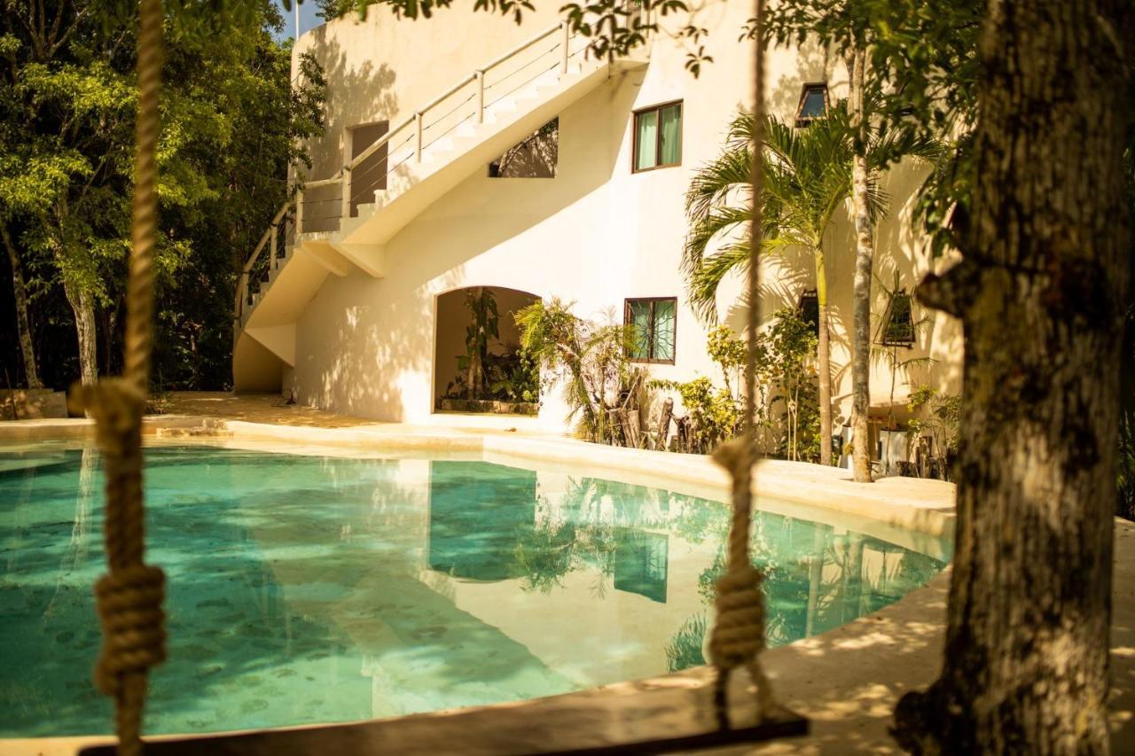 La Posada Del Agua Y Fuego Chemuyil Bagian luar foto