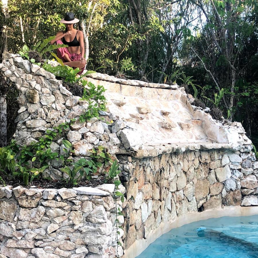 La Posada Del Agua Y Fuego Chemuyil Bagian luar foto